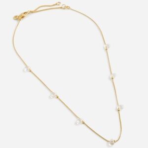 Madewell Glass Bead Station Necklace